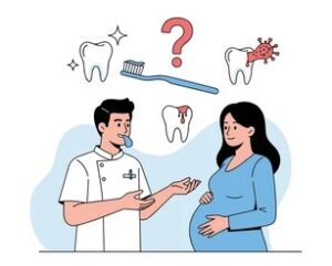 Oral health during pregnancy examination